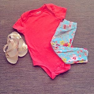 6M Coral Floral Set by Old Navy.
